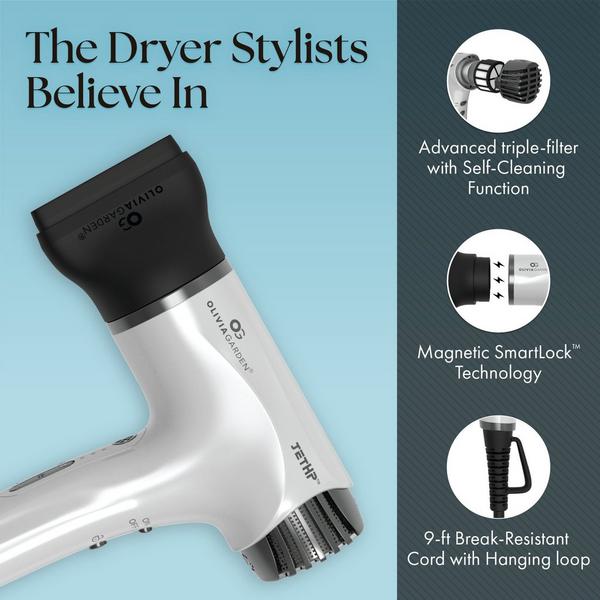 Olivia Garden JETHP High Performance Compact Professional Hair Dryer #3