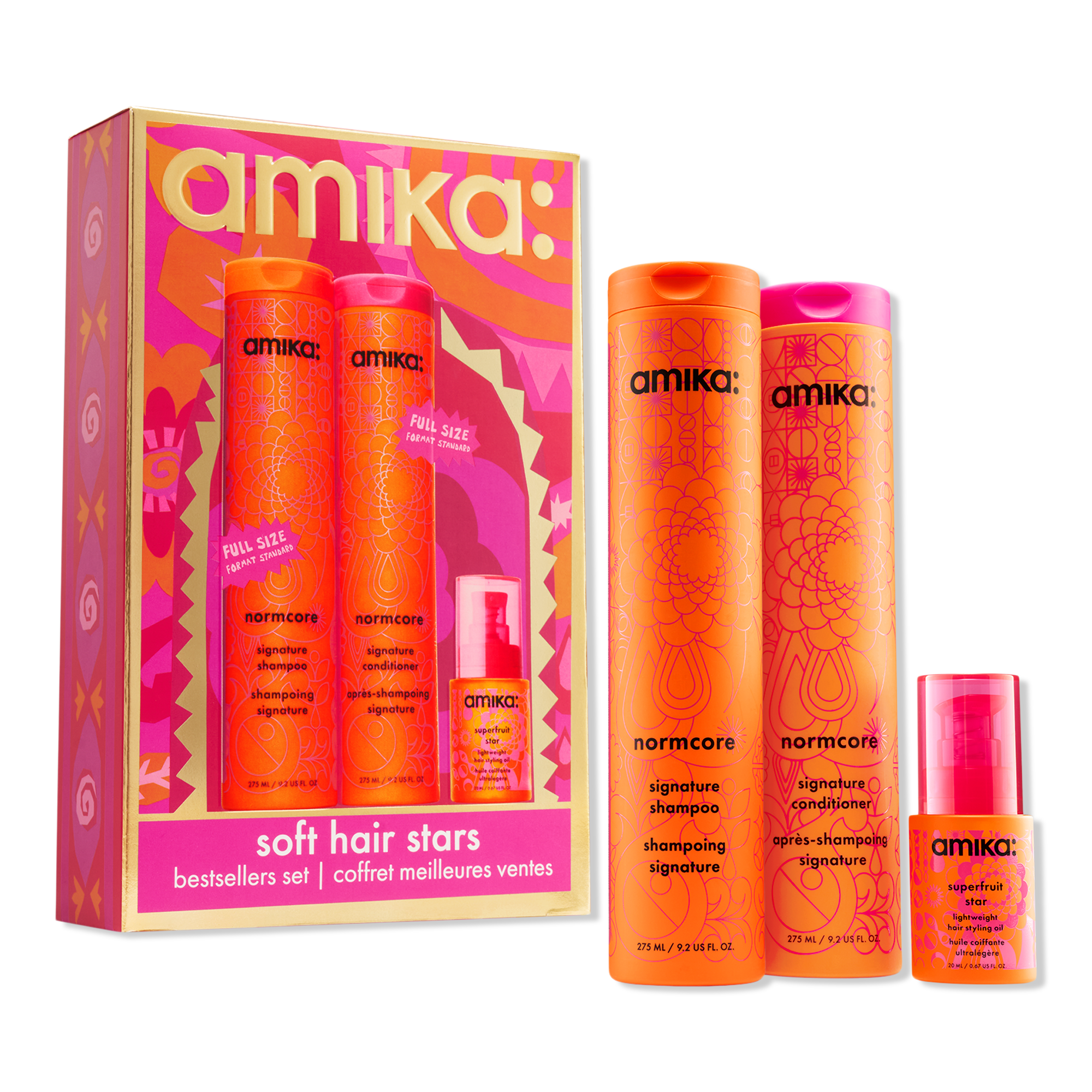 amika Soft Hair Stars Nourishing Wash + Care Set #1