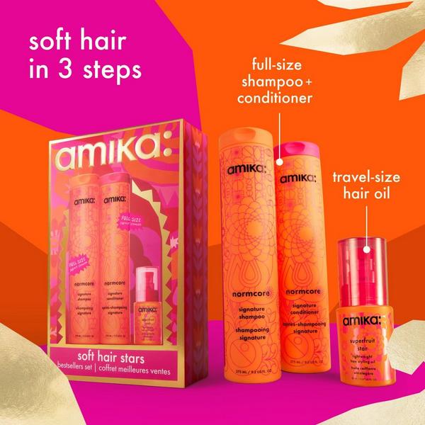 amika Soft Hair Stars Nourishing Wash + Care Set #2