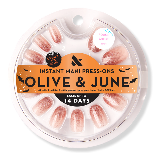 Olive & June Instant Mani Halloween Press-On Nails Mystical Glitter #1
