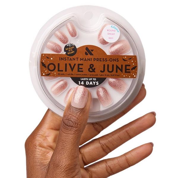 Olive & June Instant Mani Halloween Press-On Nails Mystical Glitter #4