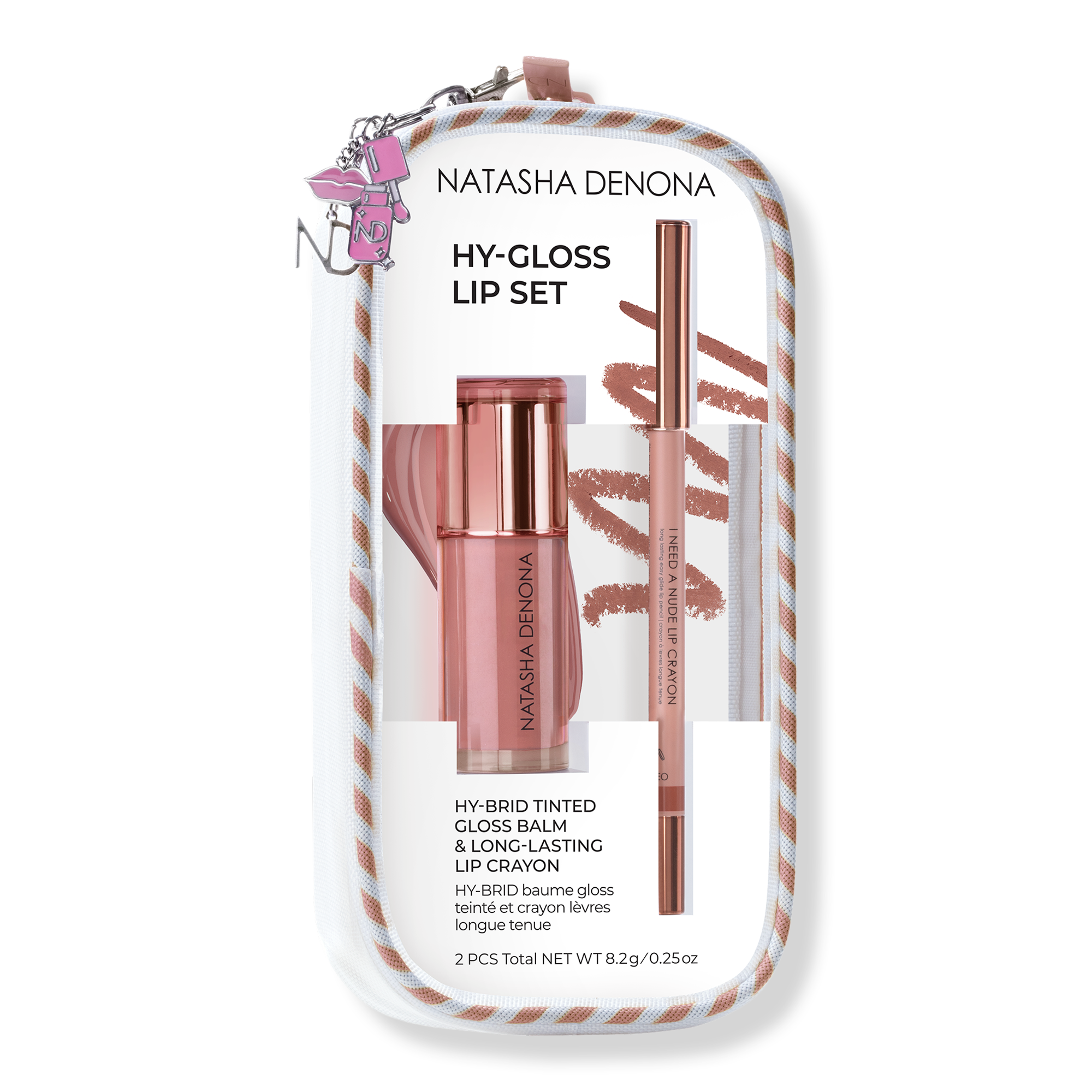 NATASHA DENONA Hy-Gloss Lip Gloss Duo Gift Set, цвет: Cleo — фото 1