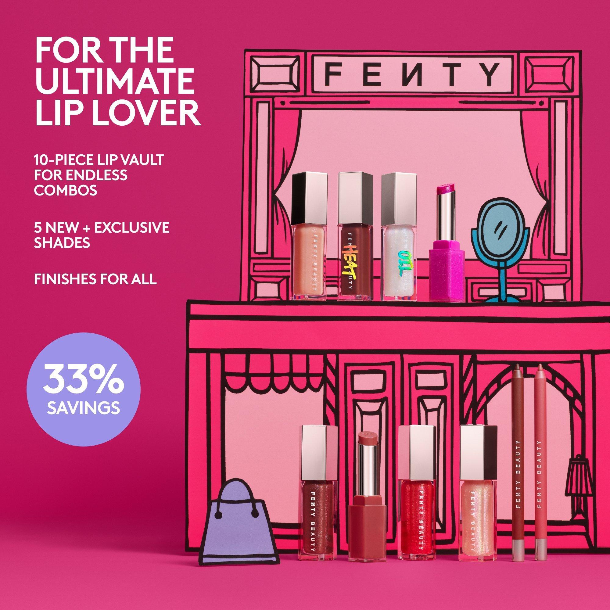 FENTY BEAUTY by Rihanna Набор из 10 блесков и карандашей для губ Fenty Beauty The Lip Vault — фото 2