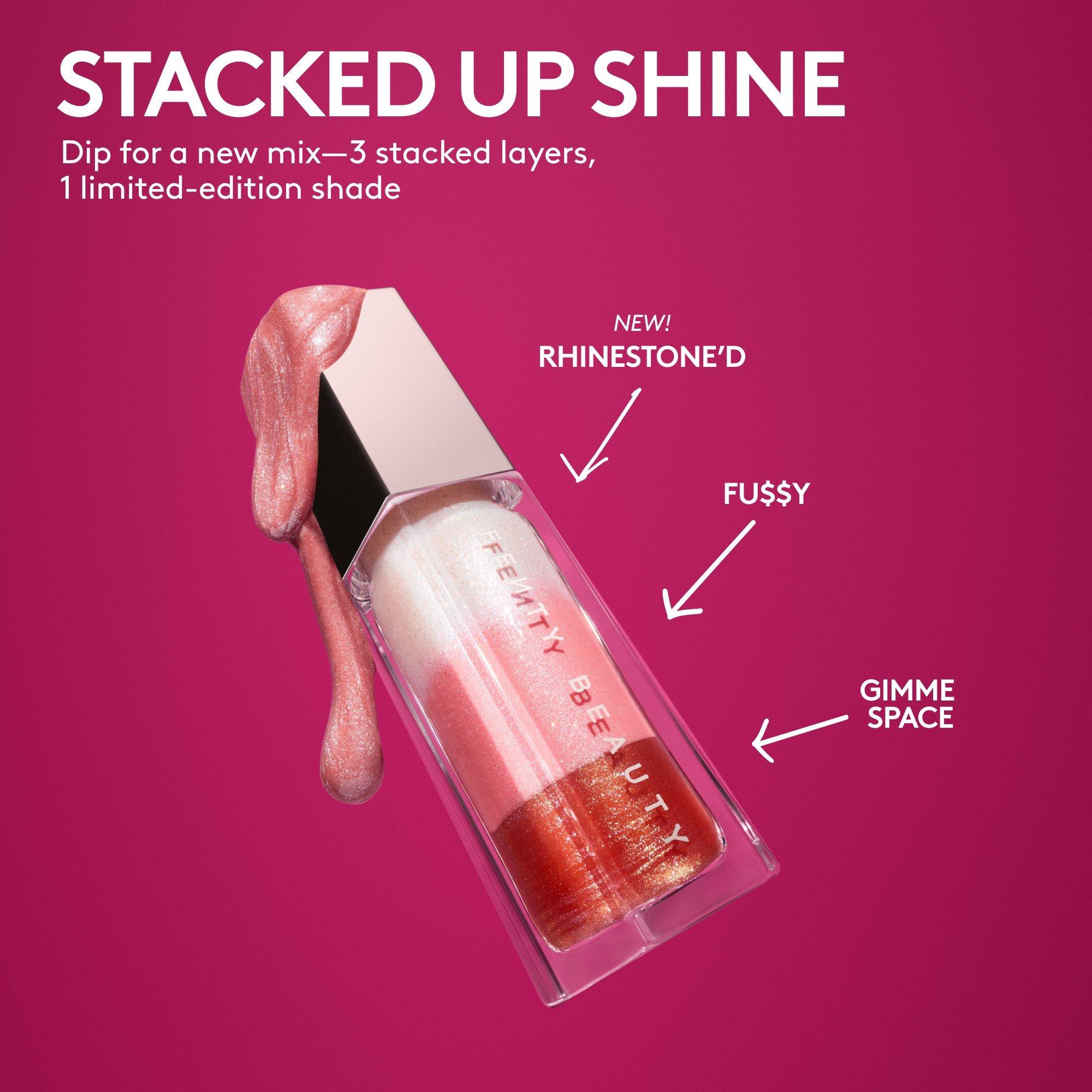 Блеск для губ для наслаивания Fenty Beauty by Rihanna Gloss Bomb Stackz, цвет: Fu$$y Fusion — фото 6