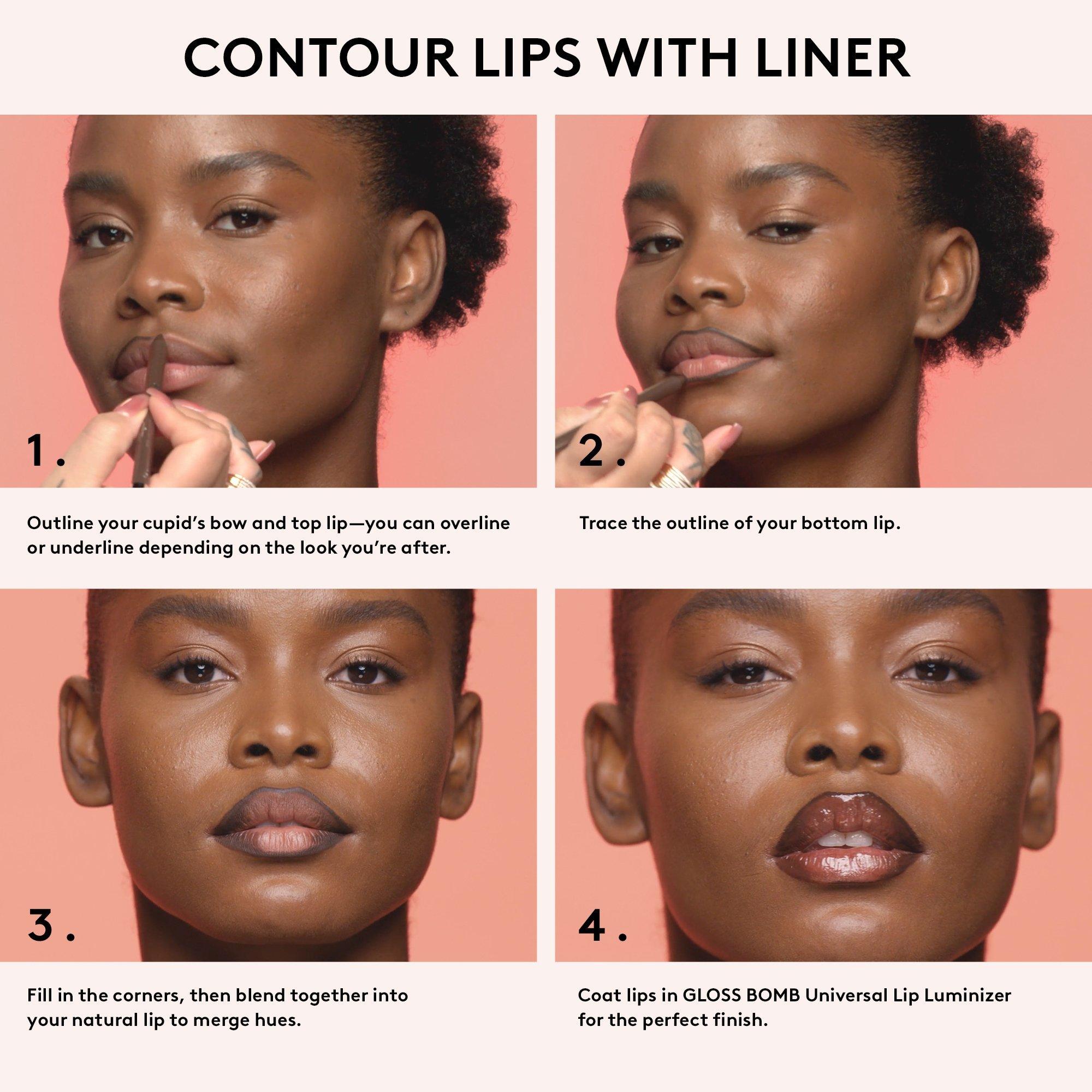 FENTY BEAUTY by Rihanna Подарочный набор для губ Fenty Beauty Lipz Like Riri из двух средств с точилкой — фото 6