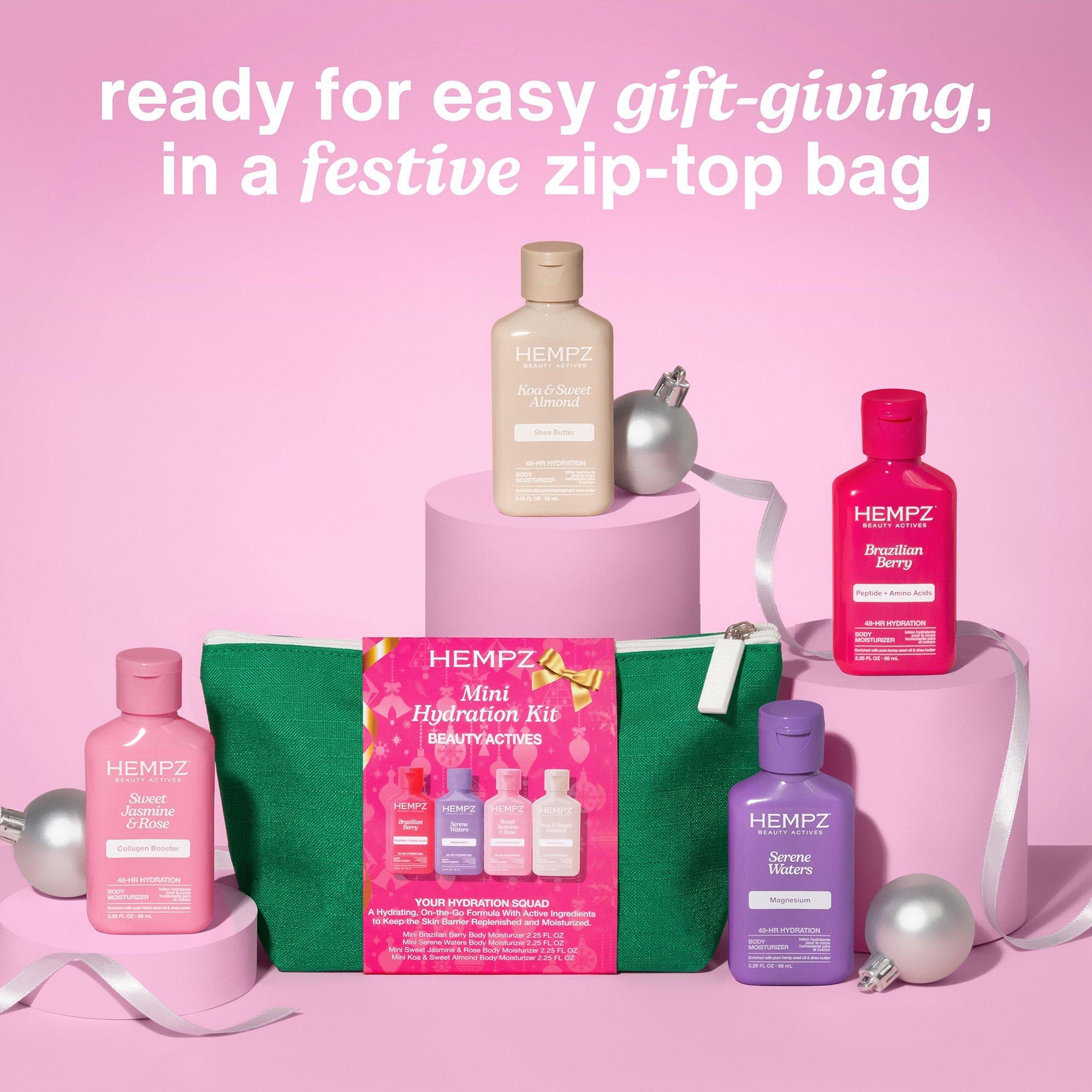 Набор для увлажнения Hempz Holiday Hydration Kit Beauty Actives, мини-версия — фото 3