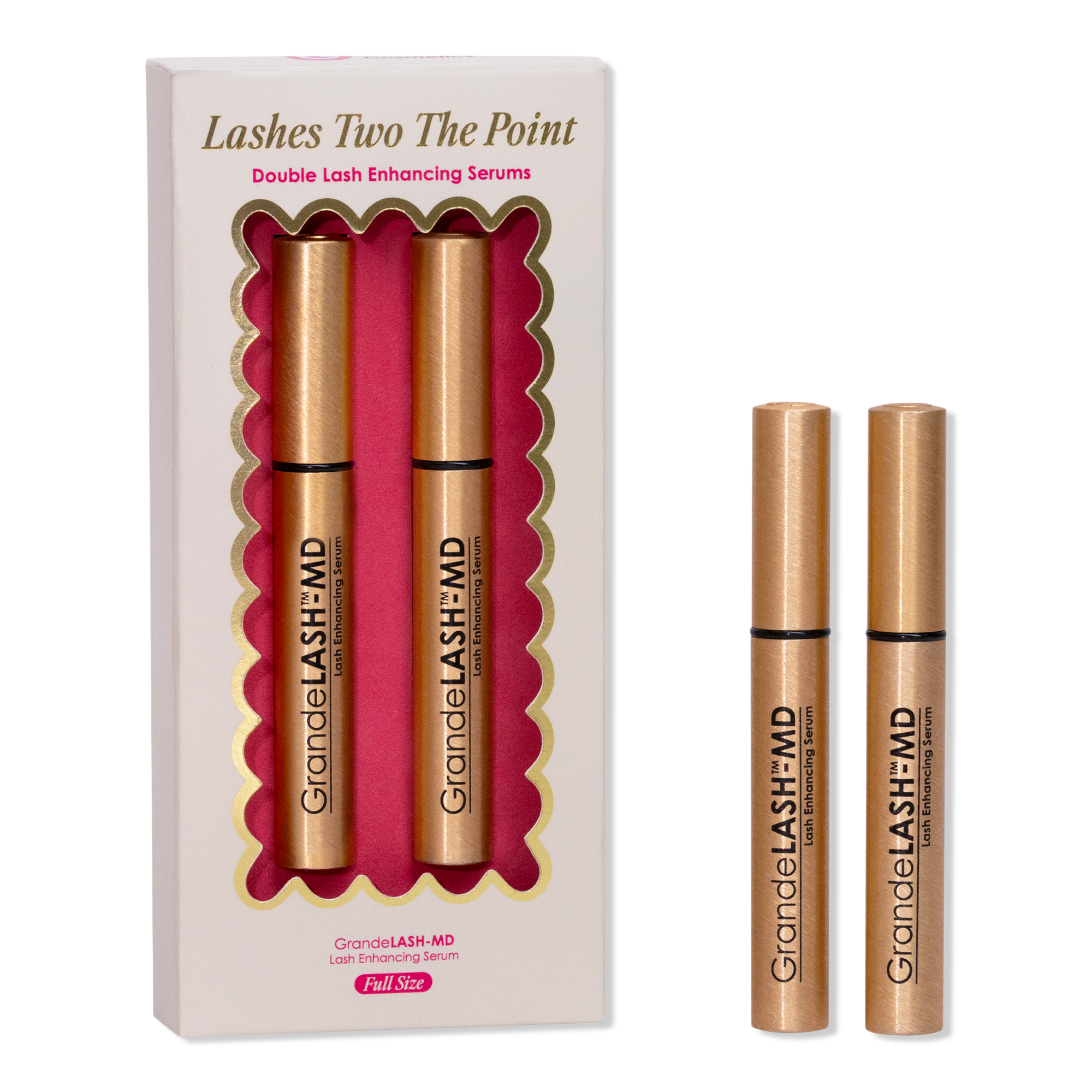 Grande Cosmetics Lashes Two the Point Lash Serum Duo Set #1