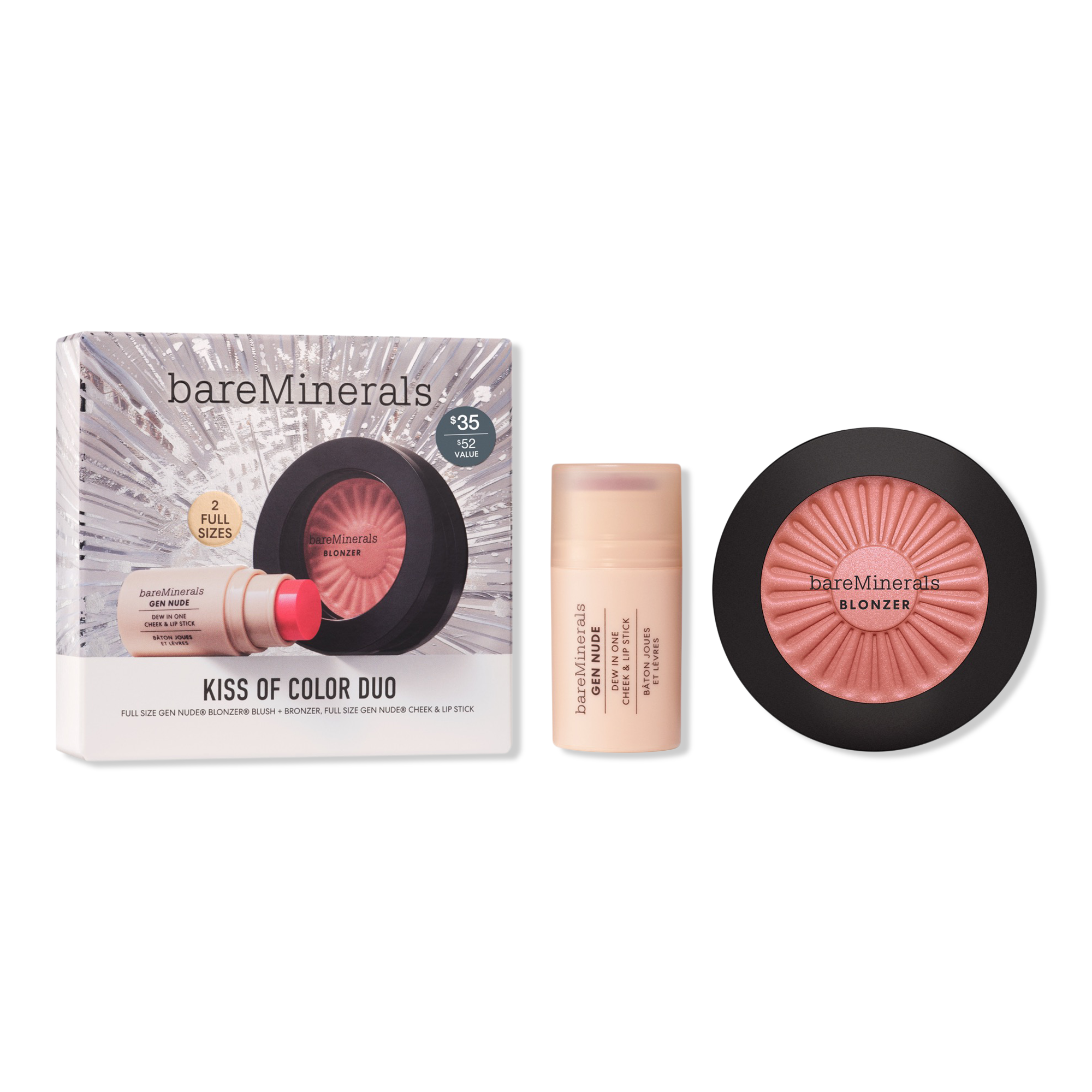 bareMinerals Kiss of Color GEN NUDE Duo #1