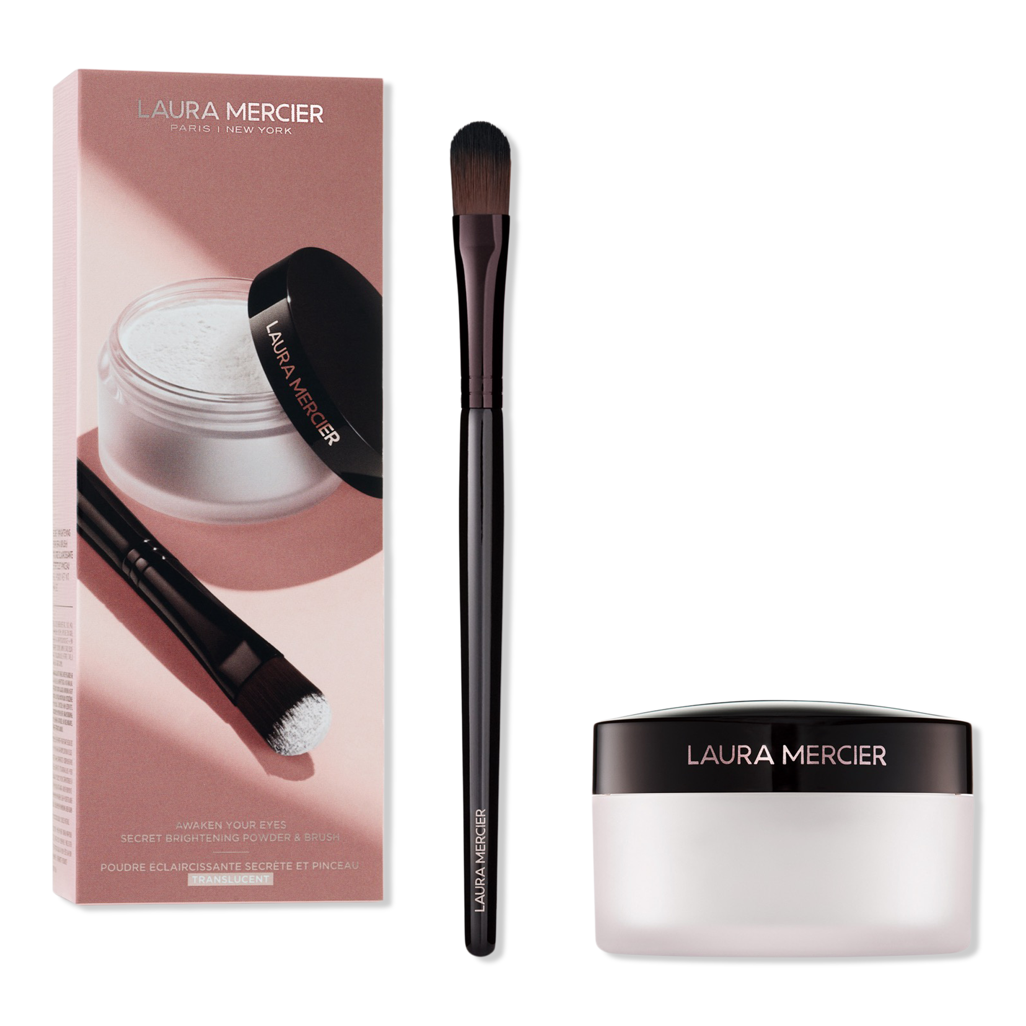 Laura Mercier Awaken Your Eyes Secret Brightening Powder & Brush Gift Set #1