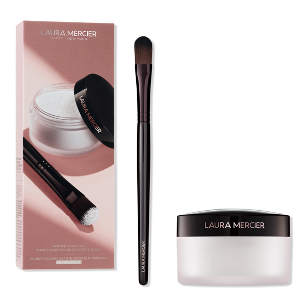 Laura Mercier Awaken Your Eyes Secret Brightening Powder & Brush Gift Set #1