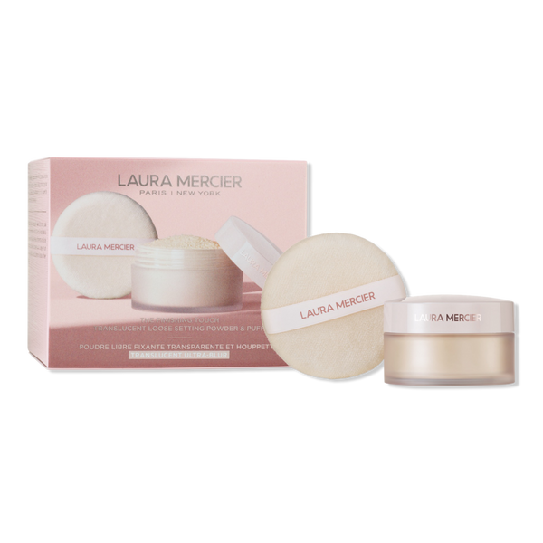 Laura Mercier The Finishing Touch Translucent Loose Setting Powder Ultra-Blur & Velour Puff Gift Set #1