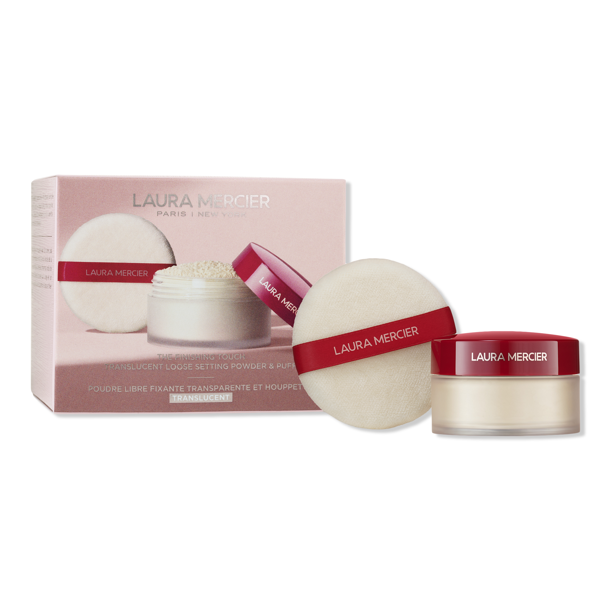 Laura Mercier The Finishing Touch Translucent Loose Setting Powder & Velour Puff Gift Set #1