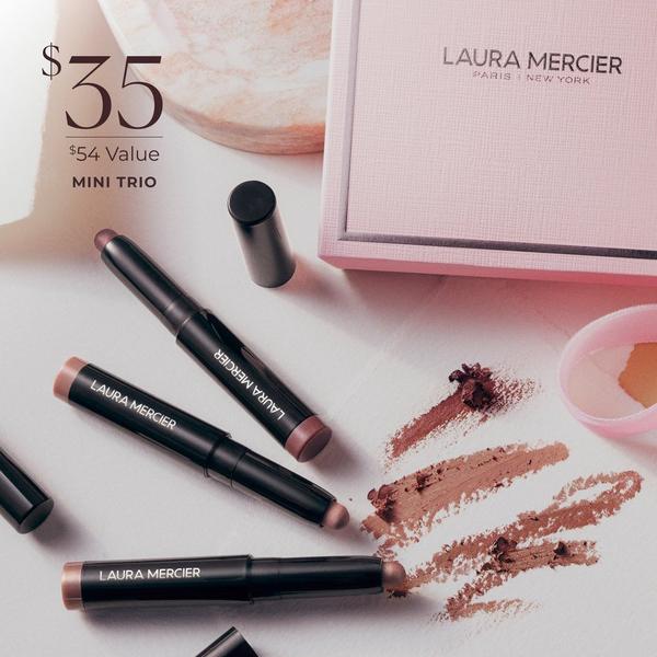 Laura Mercier A Taste of Caviar Mini Caviar Stick Eye Shadow Trio Gift Set #8