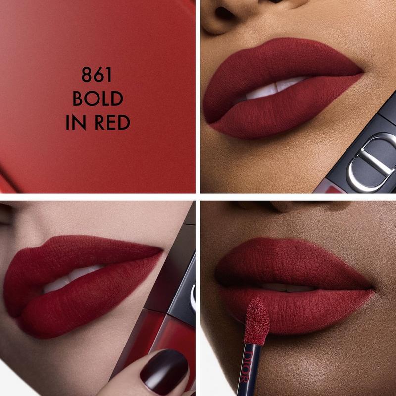 Dior - 861 Bold In Red Rouge Dior On Stage Ink Blur Matte Liquid
