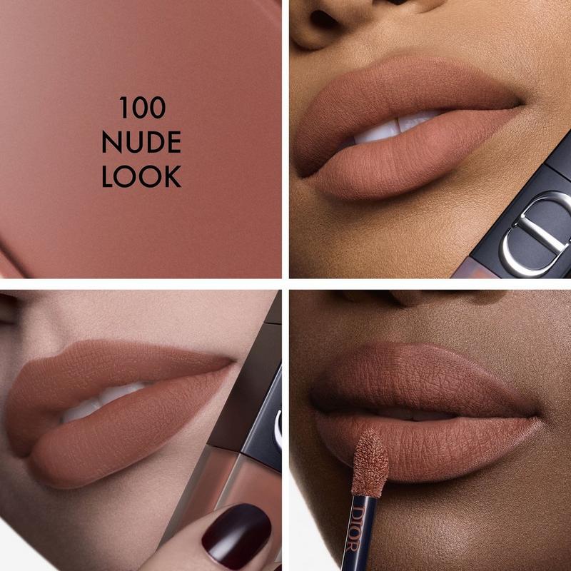 Dior - 100 Nude Look Rouge Dior On Stage Ink Blur Matte Liquid