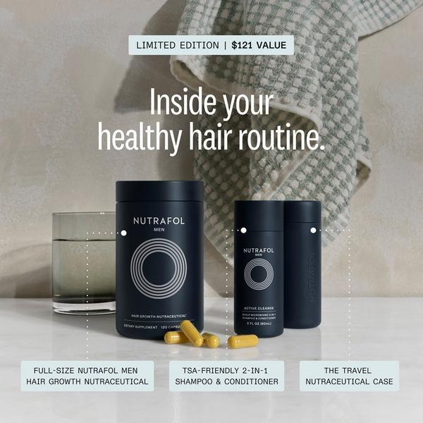 NUTRAFOL Men Daily Hair Health Routine Set #2