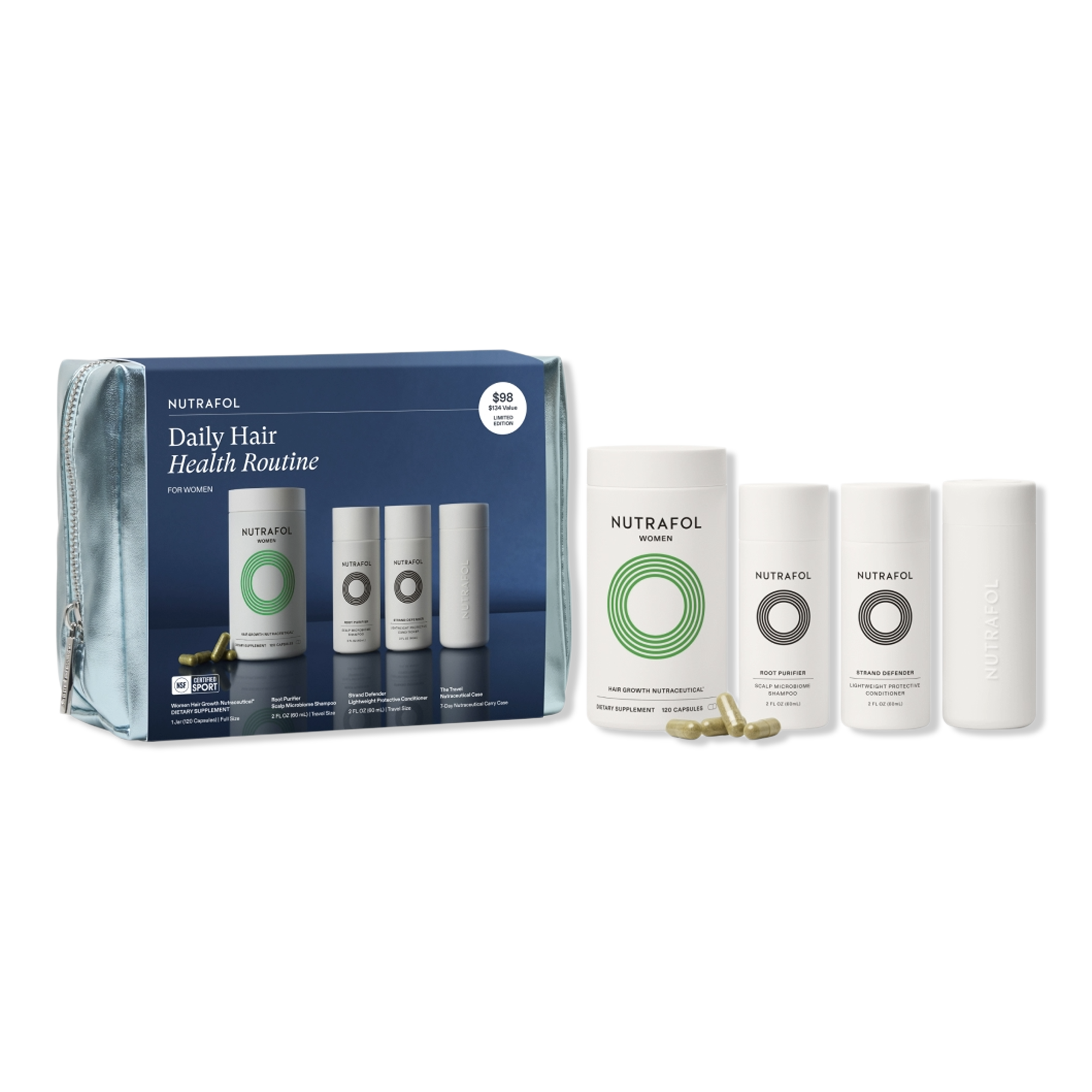 NUTRAFOL Women Daily Hair Health Routine Set #1