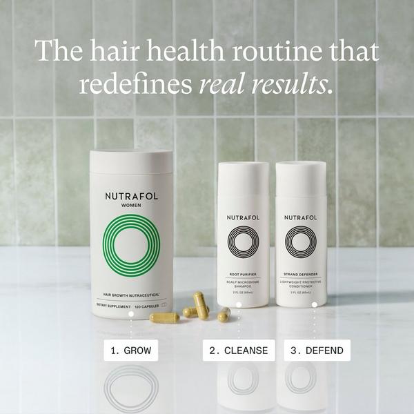 NUTRAFOL Women Daily Hair Health Routine Set #6