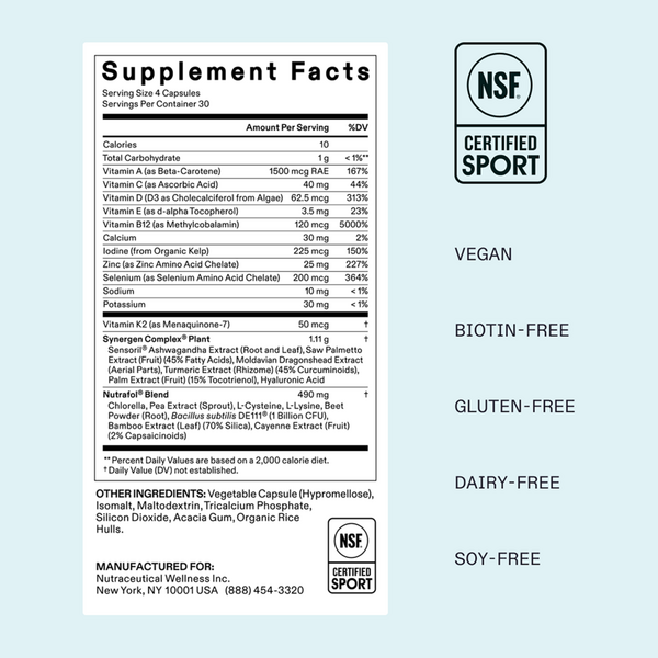 NUTRAFOL Women Daily Hair Health Routine Set #8