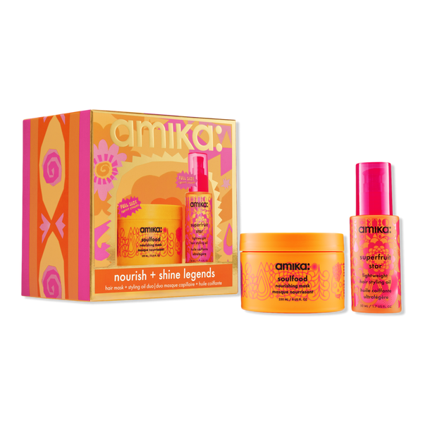amika Nourish + Shine Legends Mask and Hair Oil Set #1