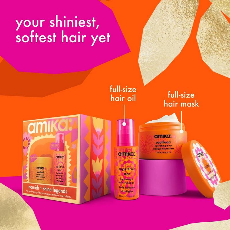 amika - Nourish + Shine Legends Mask and Hair Oil Set | Ulta Beauty