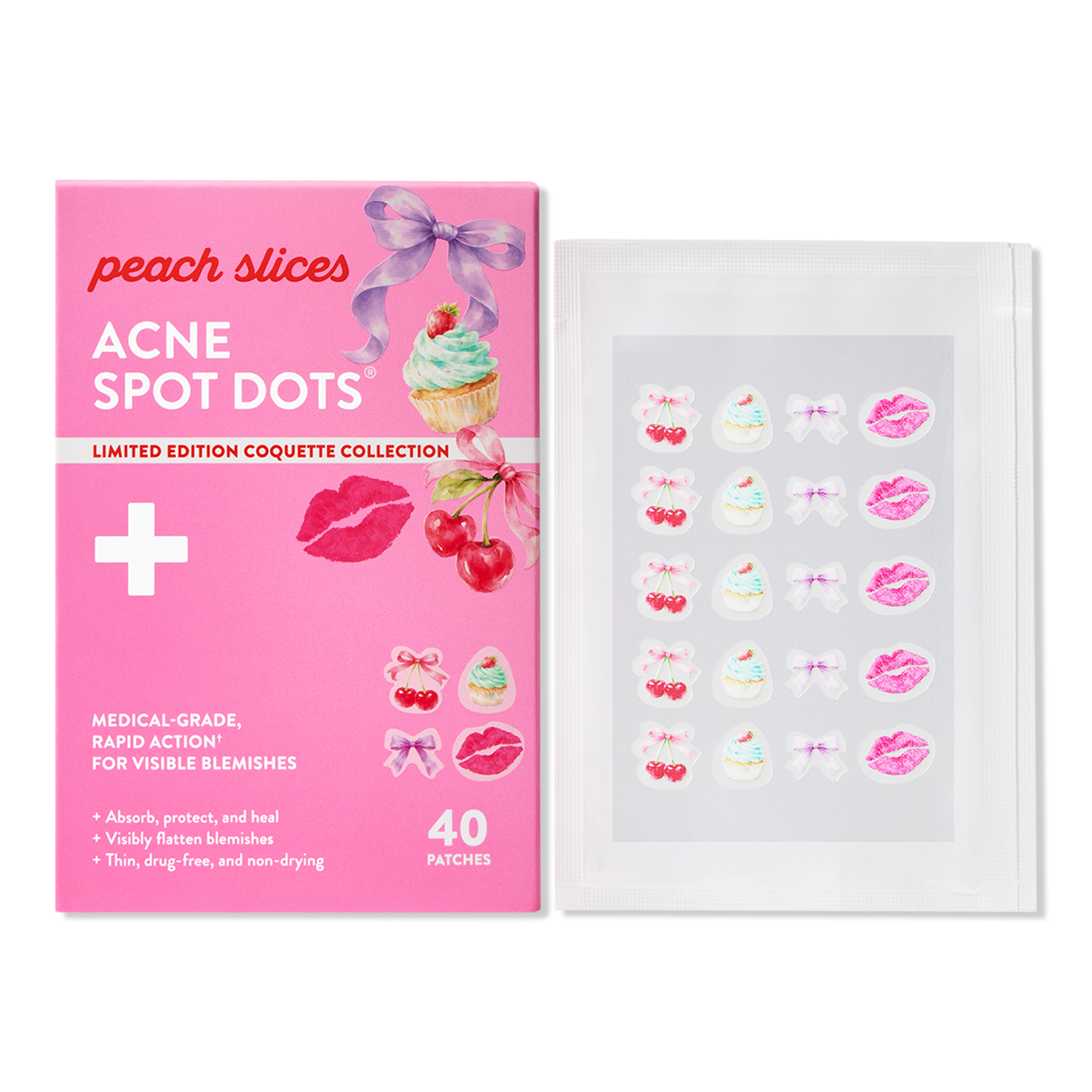 Peach Slices Acne Spot Dots: Limited Edition Coquette Collection #1