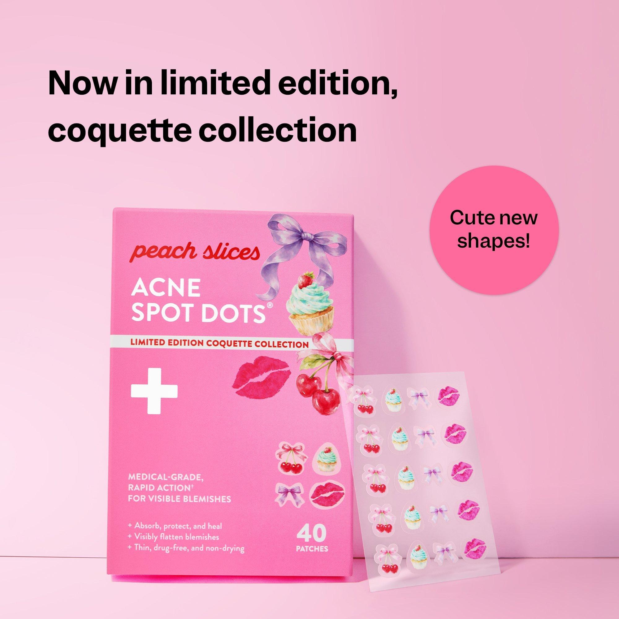 Точечные патчи от акне Peach Slices Acne Spot Dots, лимитированная коллекция Coquette — фото 3