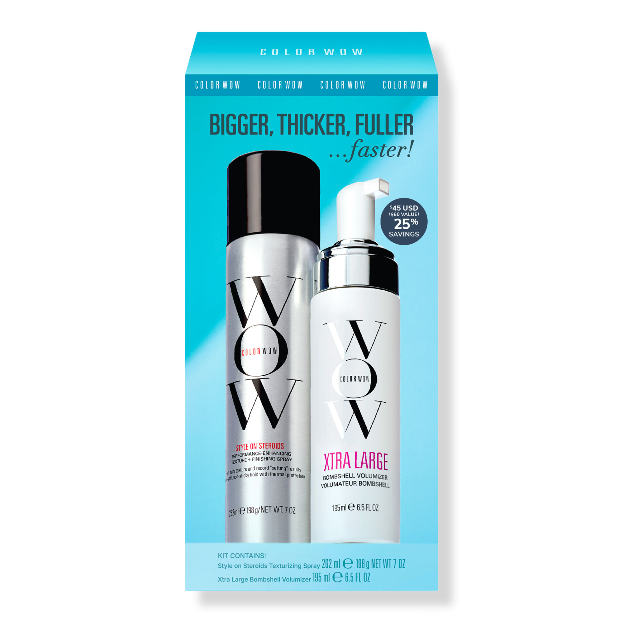Color Wow Bigger, Thicker, Fuller.... Faster! Kit #1