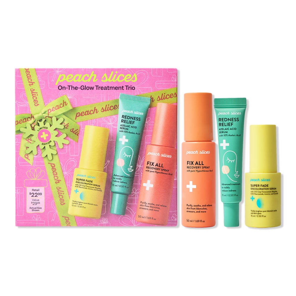 Peach Slices On-The-Glow Treatment Trio