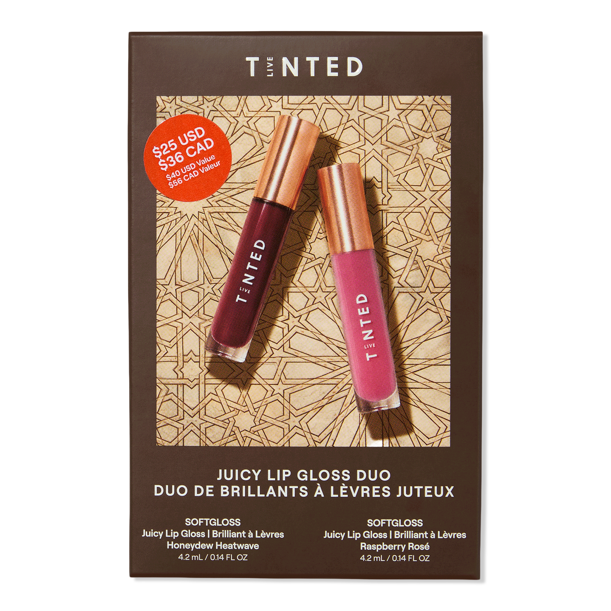 Live Tinted Juicy Lip Gloss Duo Limited Edition Gift Set #1