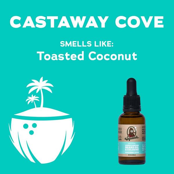 Dr. Squatch - Castaway Cove Conditioning Beard Oil & Cologne | Ulta Beauty