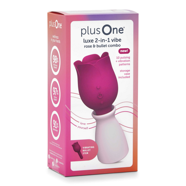 plusOne Luxe 2-in-1 Vibrator #2