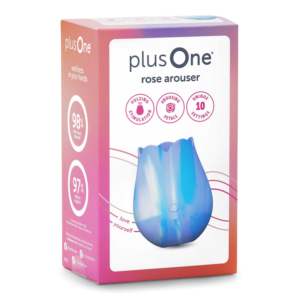 plusOne Tie Dye Rose Arouser Vibrator #2