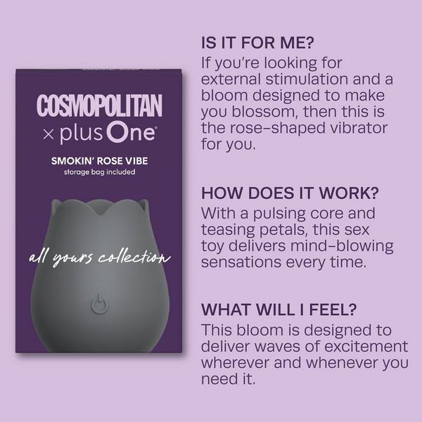 plusOne Cosmopolitan X plusOne Smokin' Rose Vibrator #6
