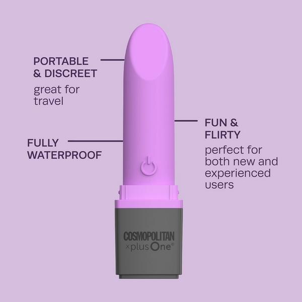 plusOne Cosmopolitan X plusOne Read My Lipstick Vibrator #5