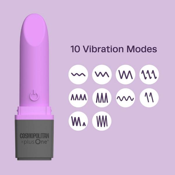 plusOne Cosmopolitan X plusOne Read My Lipstick Vibrator #8