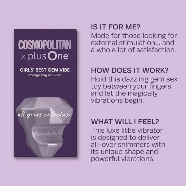 plusOne Cosmopolitan X plusOne Girls' Best Gem Vibrator #6