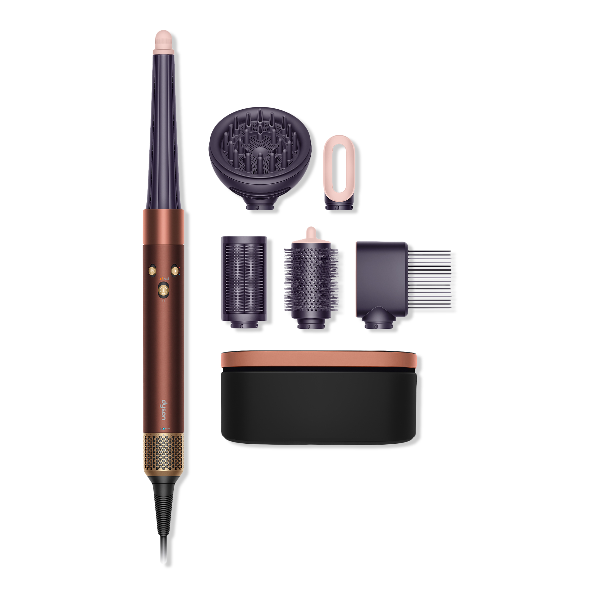 Мультистайлер Dyson Airwrap i.d. для кудрявых волос, Plum and Copper, лимитированный — фото 1