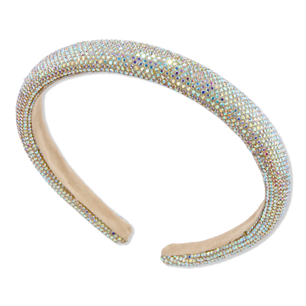 Conair Accessories Silver Padded Headband with Clear Stones #1