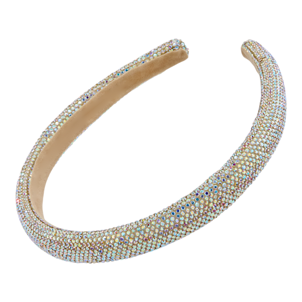 Conair Accessories Silver Padded Headband with Clear Stones #3