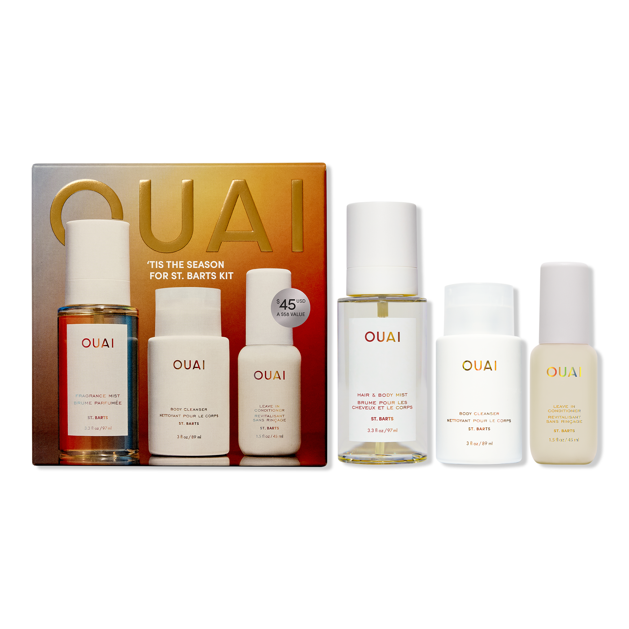 OUAI ‘Tis The Season For St Barts Kit #1