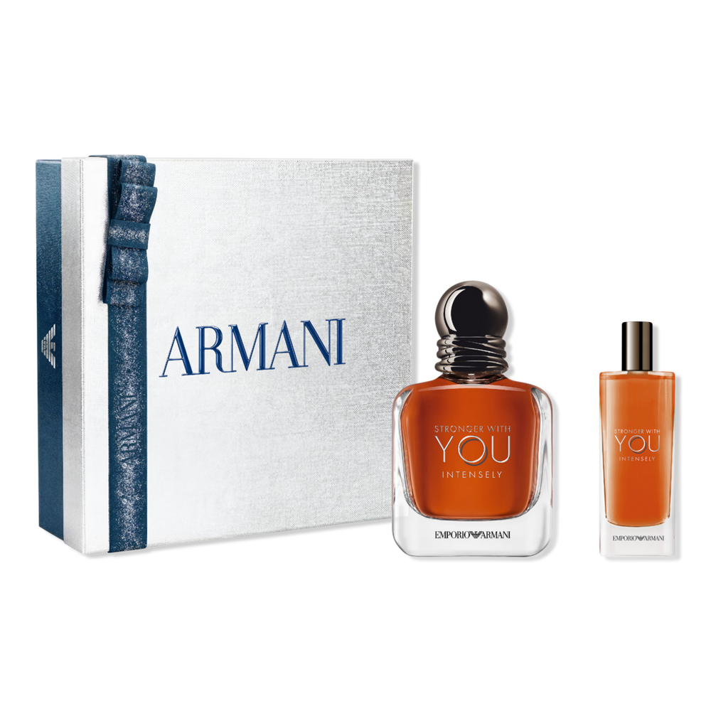 ARMANI Stronger With You Intensely Eau de Parfum 2 Piece Men's Fragrance Gift Set