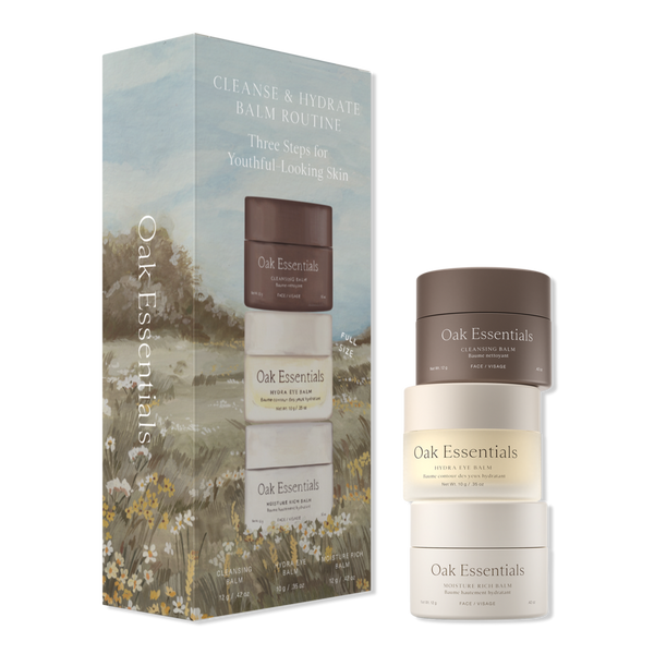 Oak Essentials Cleanse & Hydrate Face Balm Routine #1