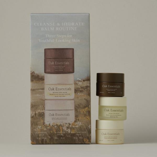 Oak Essentials Cleanse & Hydrate Face Balm Routine #2