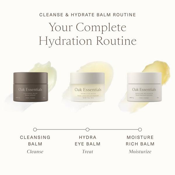 Oak Essentials Cleanse & Hydrate Face Balm Routine #7