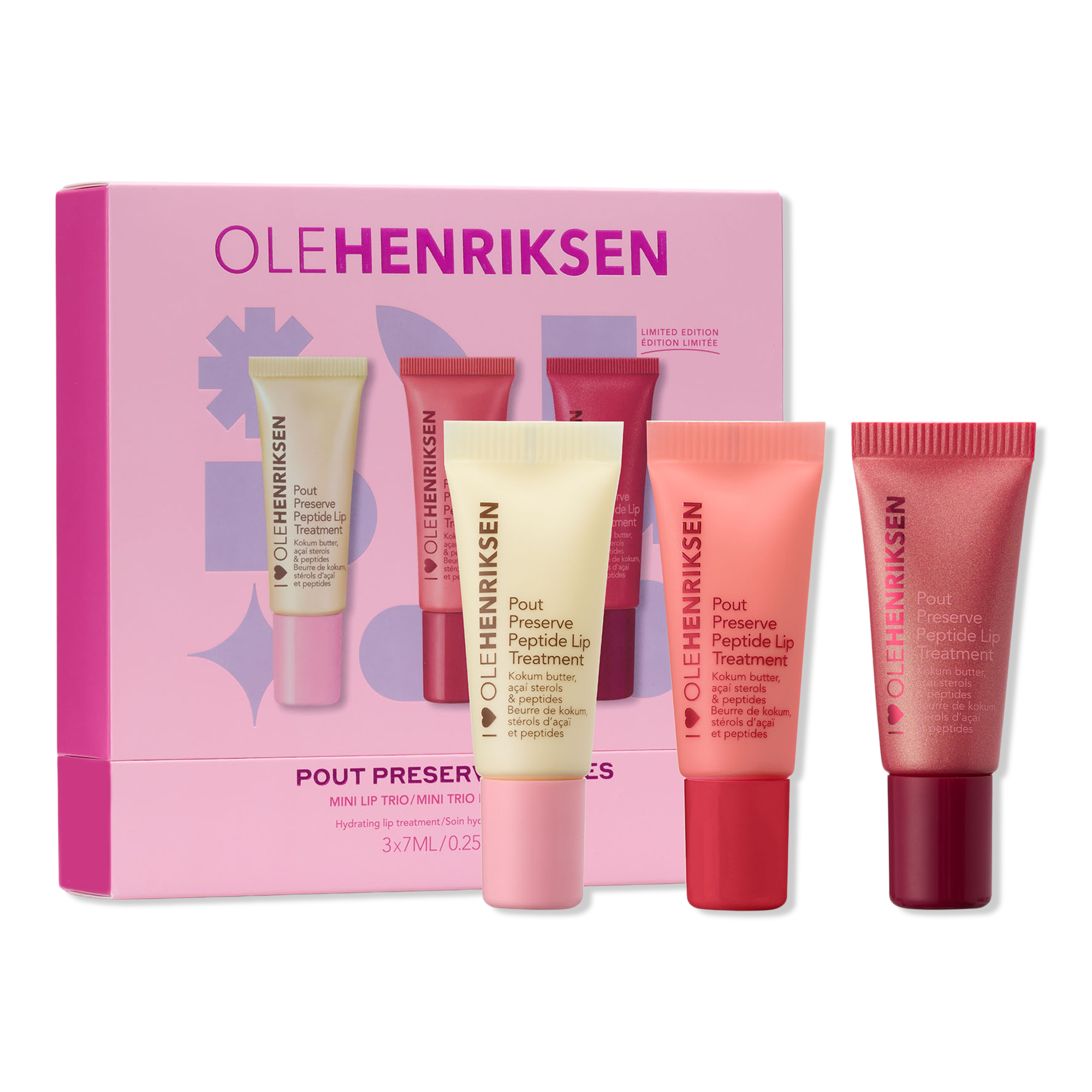 OLEHENRIKSEN Pout Preserve Mini Hydrating Peptide Lip Trio Set #1
