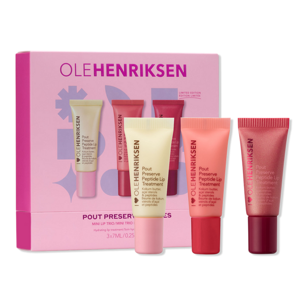 OLEHENRIKSEN Pout Preserve Mini Hydrating Peptide Lip Trio Set #1