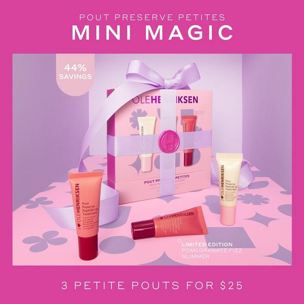 OLEHENRIKSEN Pout Preserve Mini Hydrating Peptide Lip Trio Set #2