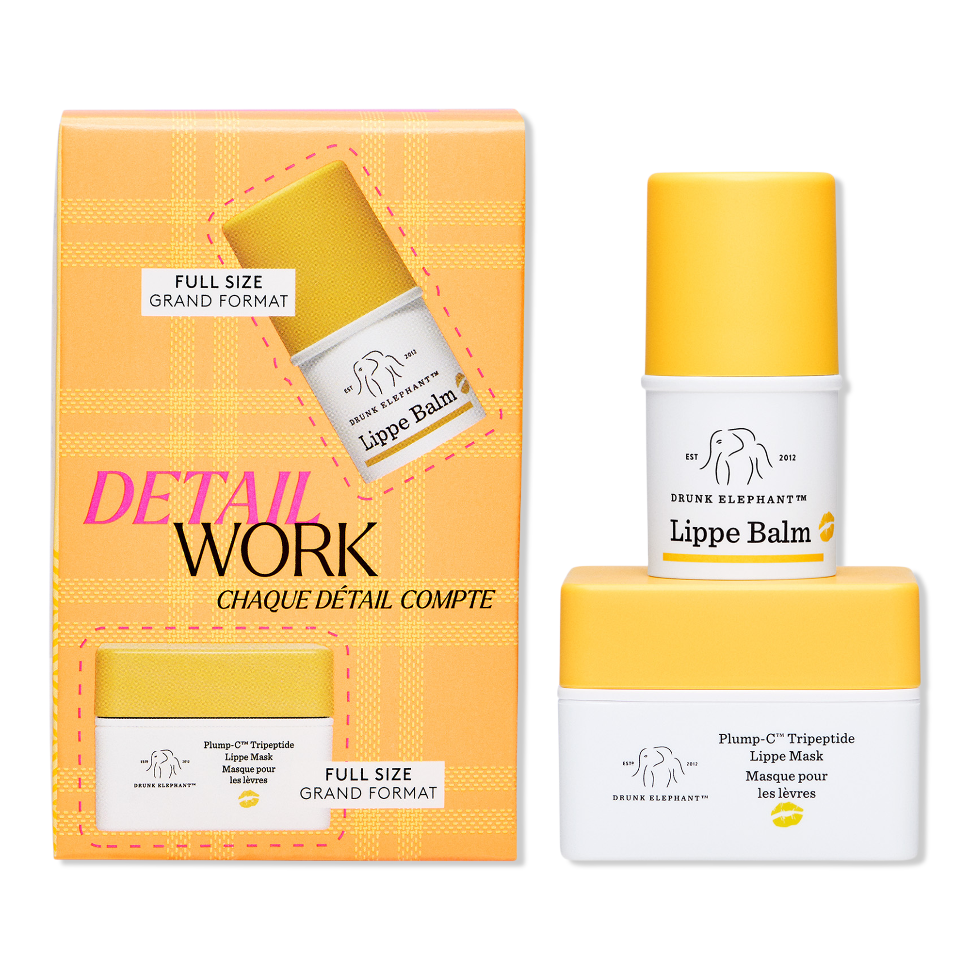 Drunk Elephant Detail Work: Hydrate and Firm Lip Gift Set #1