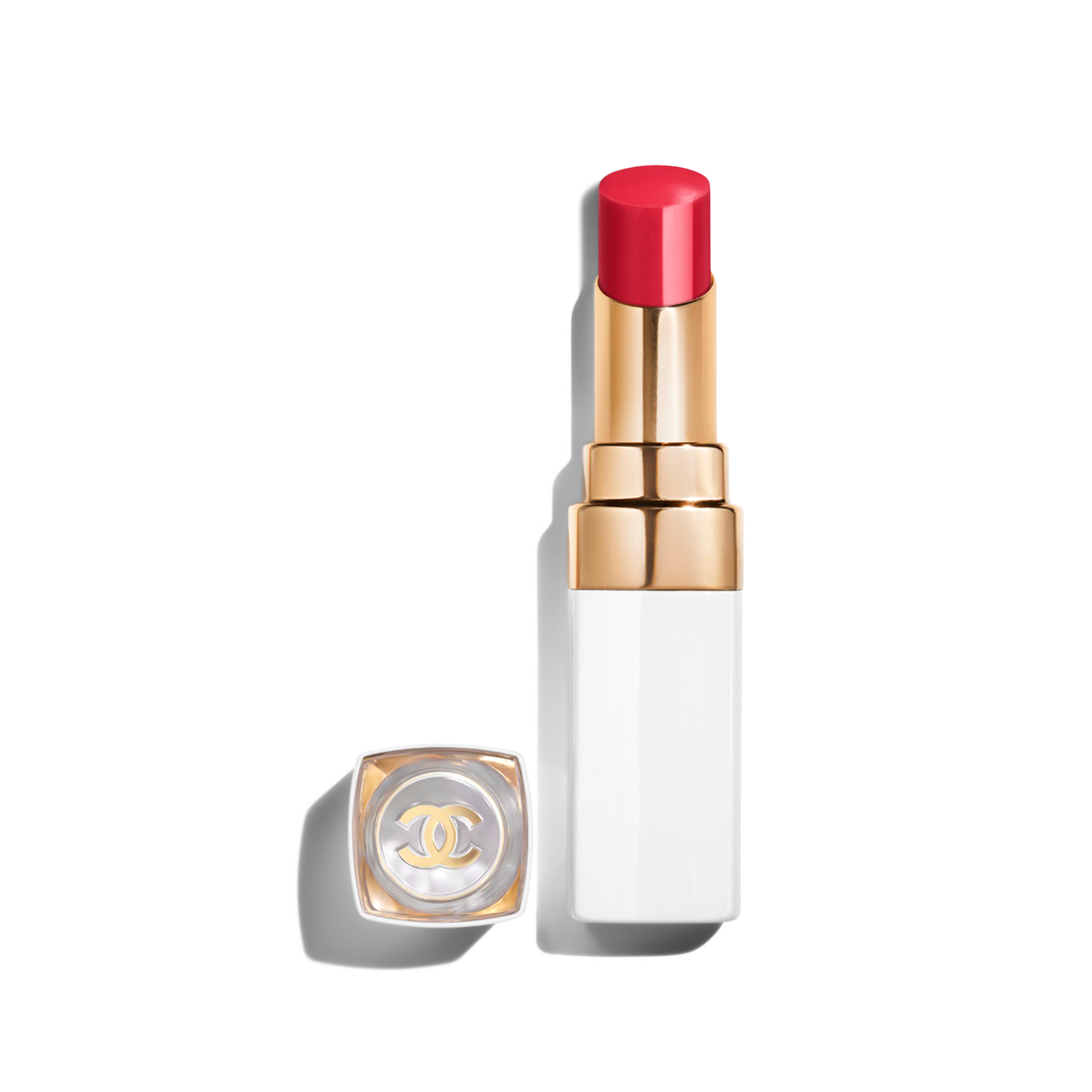 CHANEL ROUGE COCO BAUME SHINE Hydrating Beautifying Tinted Lip Balm - Buildable Color #1